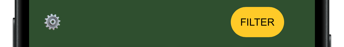 Bunker filter button active yellow