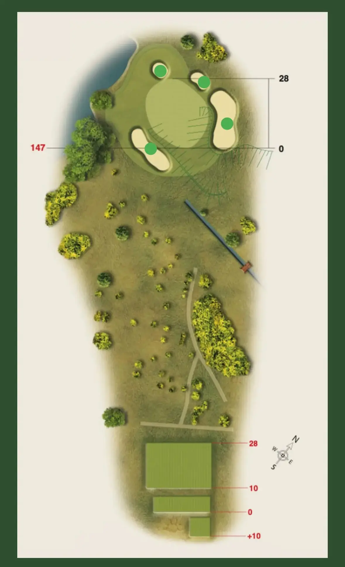 Hole map view