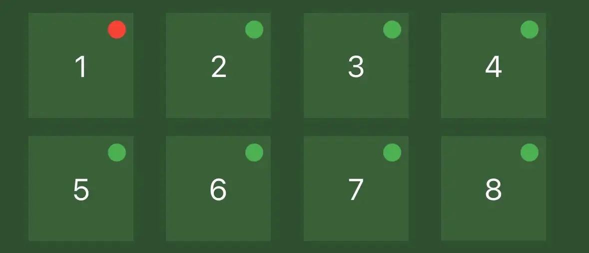 Home screen status updated