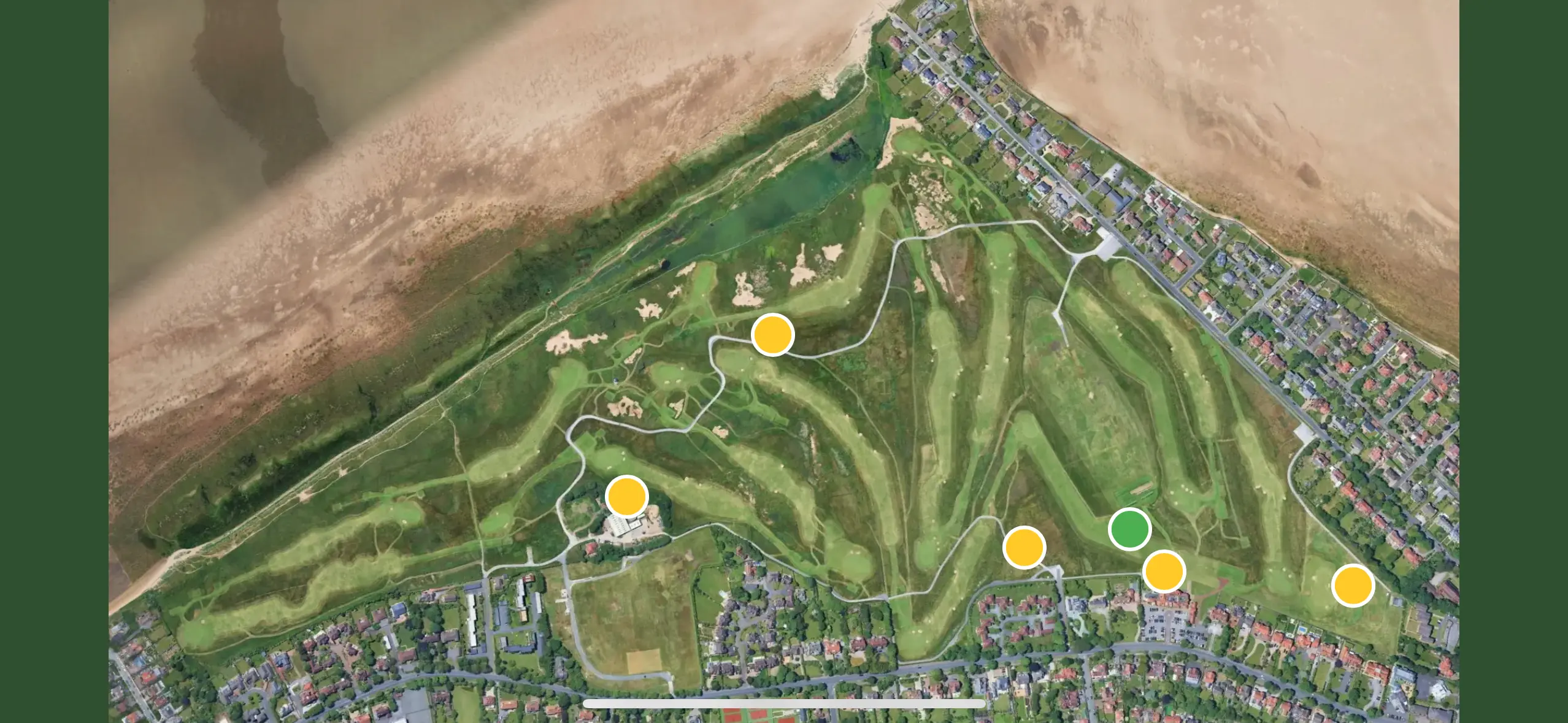 Full course map view